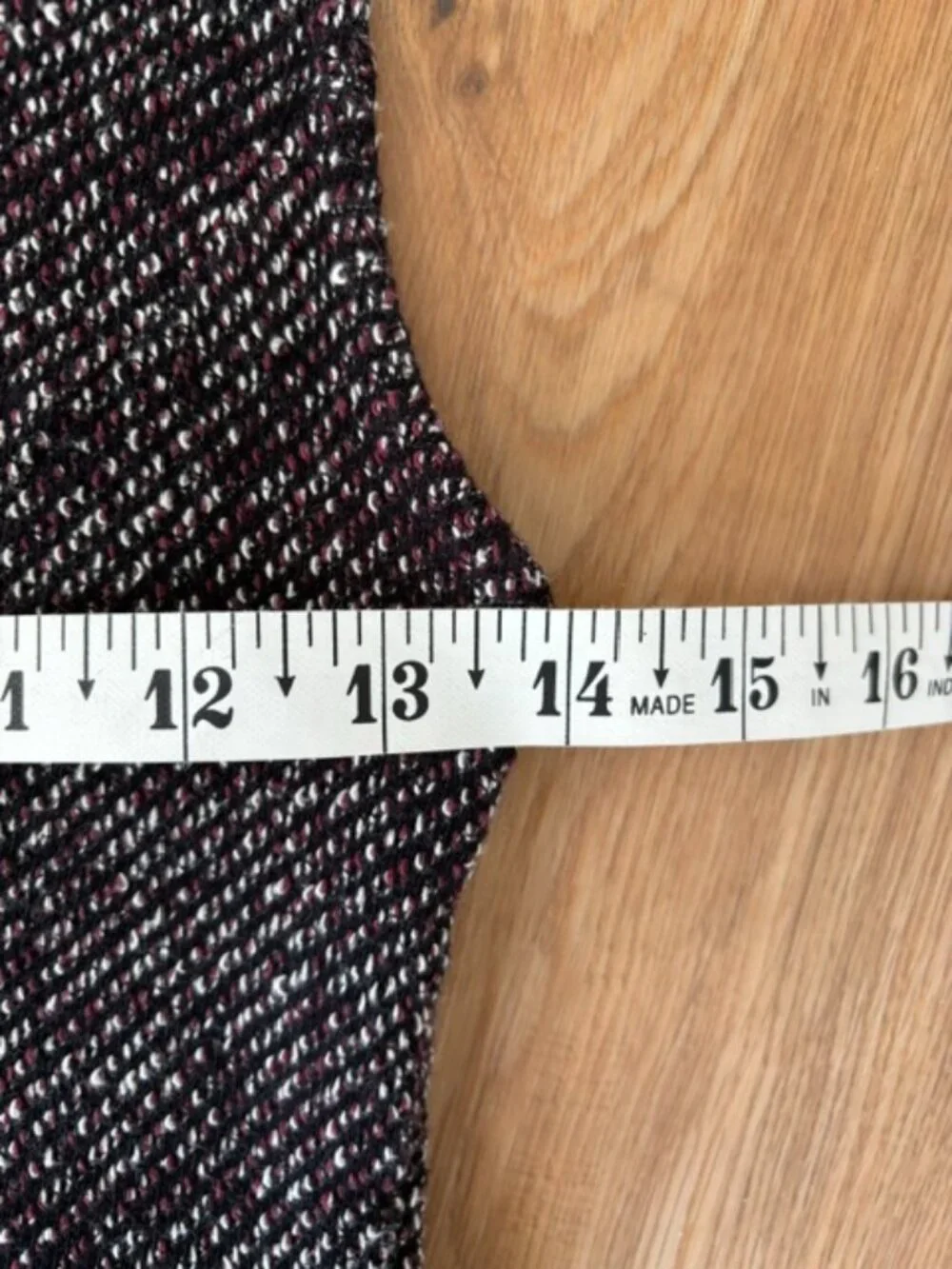 Madewell Terrace Tweed V Neck Sleeveless Dress Small